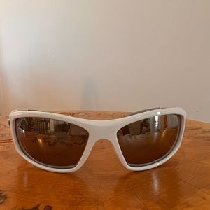 Sunglasses with white frame
